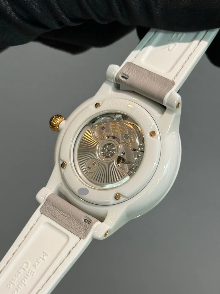 Jaquet-Droz Grande Seconde LEGEND GENEVA GRANDE SECONDE WHITE CERAMIC CLOUS DE PARIS LE 28 PCS